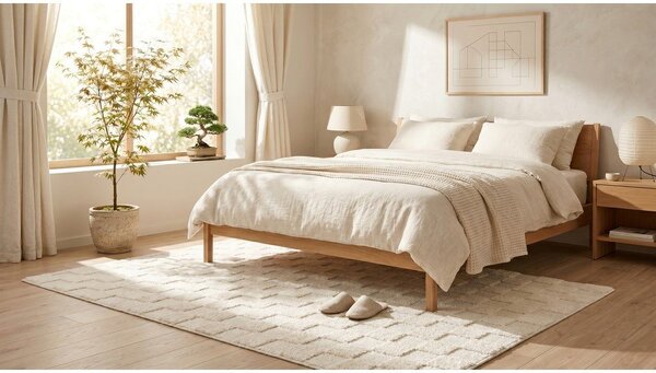 Kremno bela preproga 120x170 cm Mosaic – ESTE