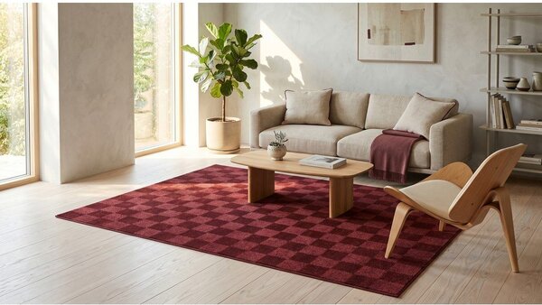 Bordo rdeča preproga 120x170 cm Mosaic – ESTE