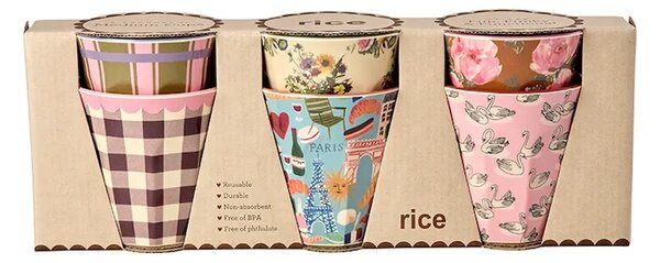 Rice komplet lončkov iz melamina 250 ml