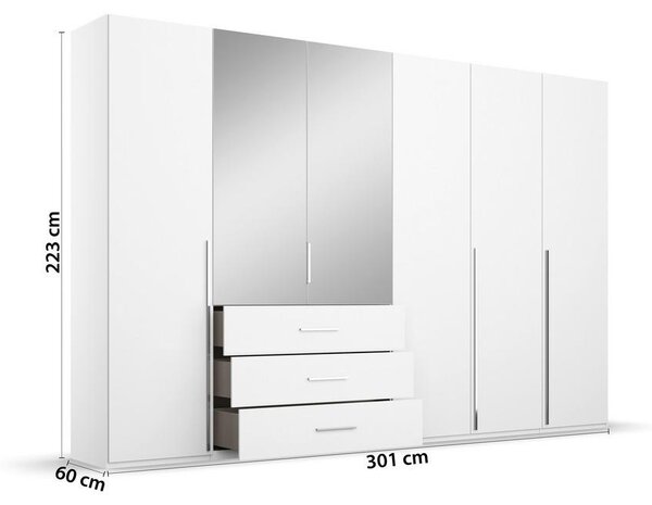 Home24 Omara S Klasičnimi Vrati Montclar, Bela