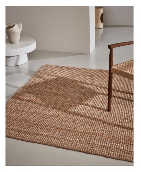 Ročno tkana preproga iz jute v naravni barvi 200x300 cm Madelin – Kave Home