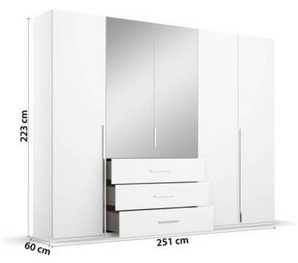 Home24 Omara S Klasičnimi Vrati Montclar, Bela