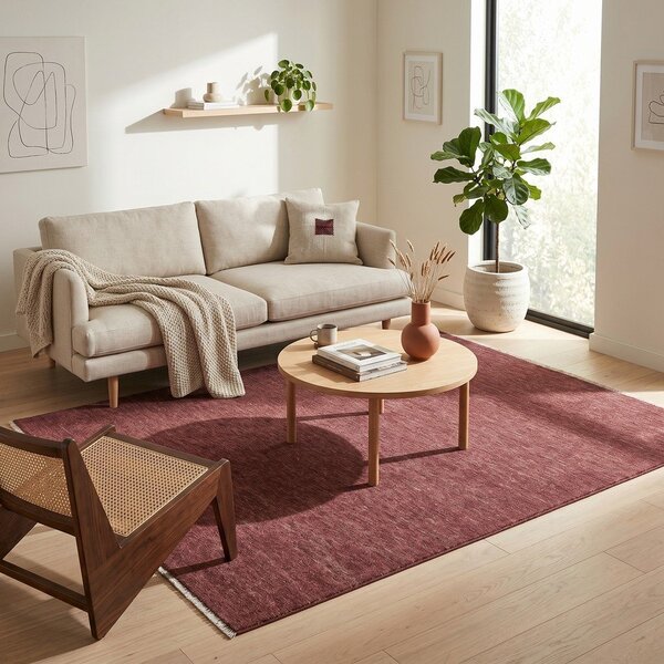 Bordo rdeča preproga 160x230 cm Puro – ESTE