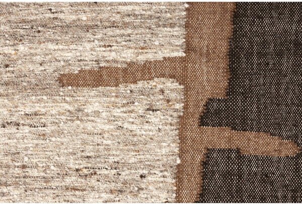 Rjava volnena preproga 160x230 cm Briton – Dutchbone