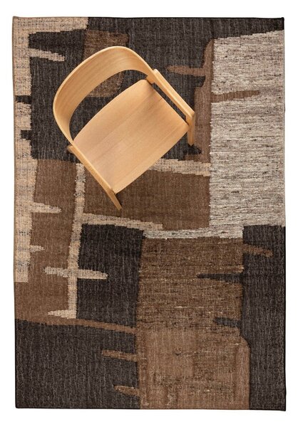 Rjava volnena preproga 160x230 cm Briton – Dutchbone