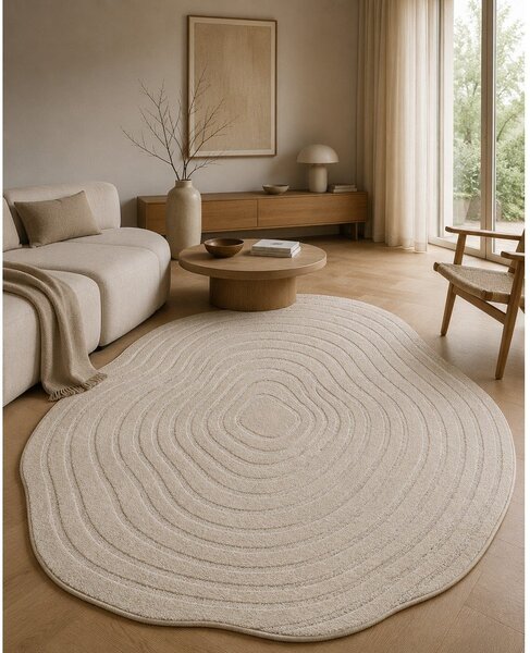 Bež preproga 160x230 cm Pebble – ESTE