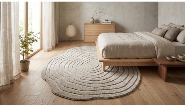 Bež preproga 160x230 cm Pebble – ESTE