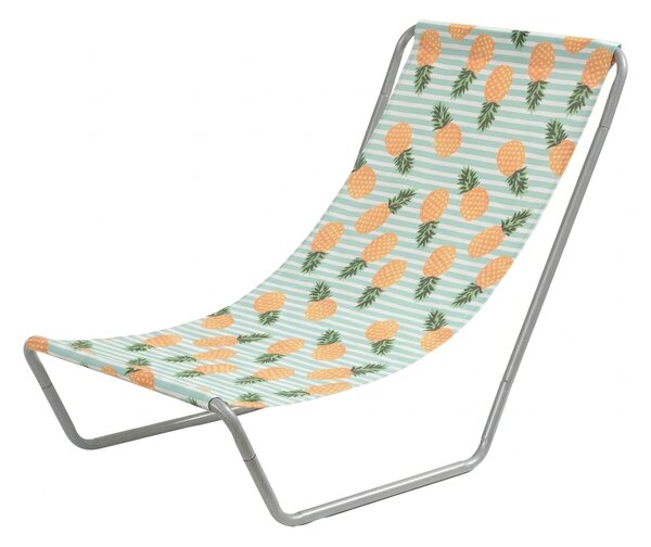 Zložljiv ležalnik za plažo SAND PINEAPPLE, barven