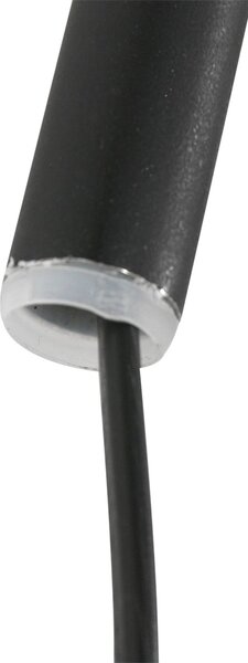 Steinhauer Stenska svetilka Sparkled Light 4404ZW, črna/naravni bambus, E27, Črna, Dnevna soba / jedilnica, Kovina
