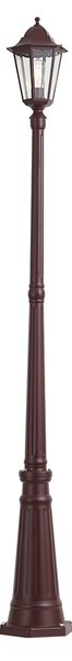 Klasična zunanja svetilka temno rdeča 213 cm IP44 - Havana