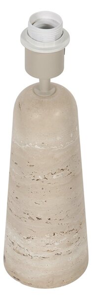 Anne Light Namizna svetilka Travino, višina 49 cm, travertin, morska trava, E27, Bež, Dnevna soba / jedilnica, Marmor