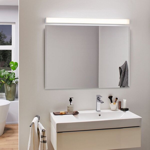 Paulmann HomeSpa Tova LED luč za ogledalo, 60 cm, zatemnjen, Bela, Kopalnica, Kovina, Sodobni