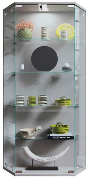 MID.YOU Vitrina Benila L, Srebrna