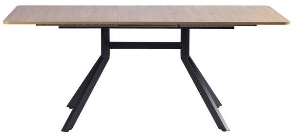 Livetastic Raztegljiva Miza Jax, Barva Hrasta, Črna, 150-190x90