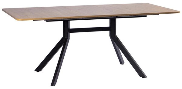 Livetastic Raztegljiva Miza Jax, Barva Hrasta, Črna, 150-190x90