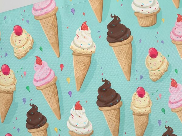 Zložljiv plažni ležalnik SAND ICE CREAM, barvit