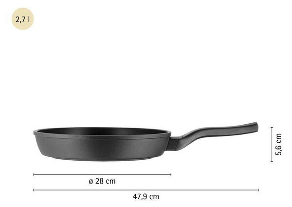 PONEV ZA PEČENJE Permadur Premium 28 cm PTFE-prevleka proti prijemanju