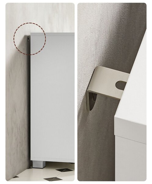 Omarica pod umivalnikom IVY, 30x70x64 cm, bela Vasagle