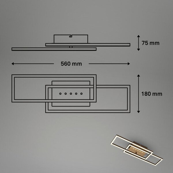 STROPNA LED-SVETILKA 3000 K