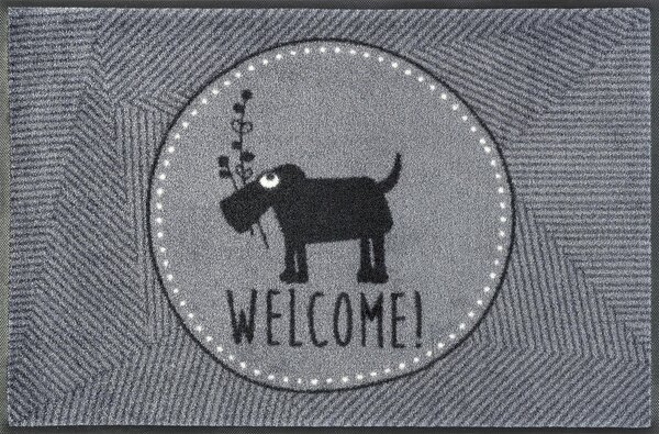 PREDPRAŽNIK Herr Just-Welcome ! 50/75 cm potiskano siva