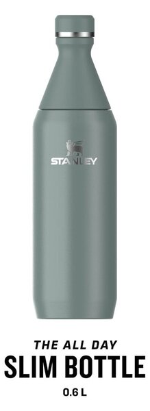 Zelena steklenica za vodo iz nerjavečega jekla 600 ml All Day Slim – Stanley