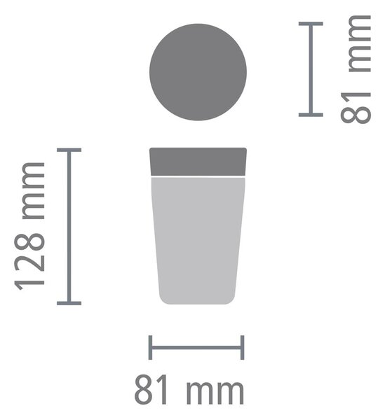 Svetlo siv termo lonček 200 ml Make & Take – Brabantia