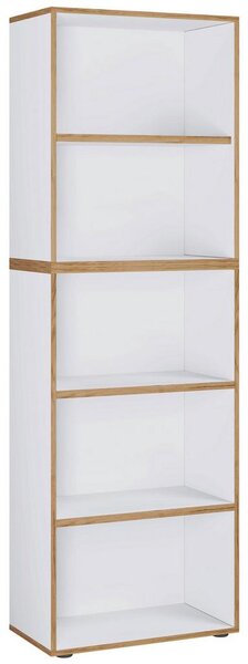 P & B Pisarniški Regal Salia B60, Bela, Barva Hrasta