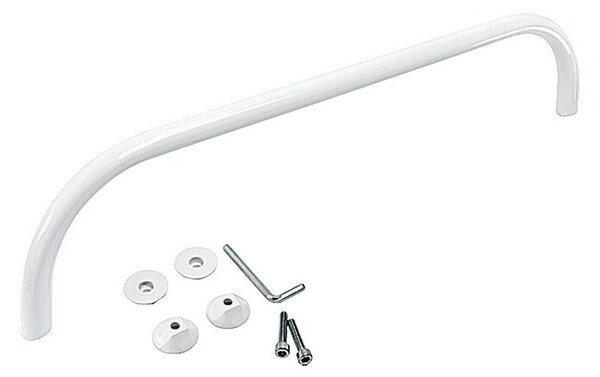 Držalo za brisače za kopalniški radiator (Širina: 50 cm, Bela, Primerno za: Kopalniški radiatorji Berlin/Kairo/Mannheim)