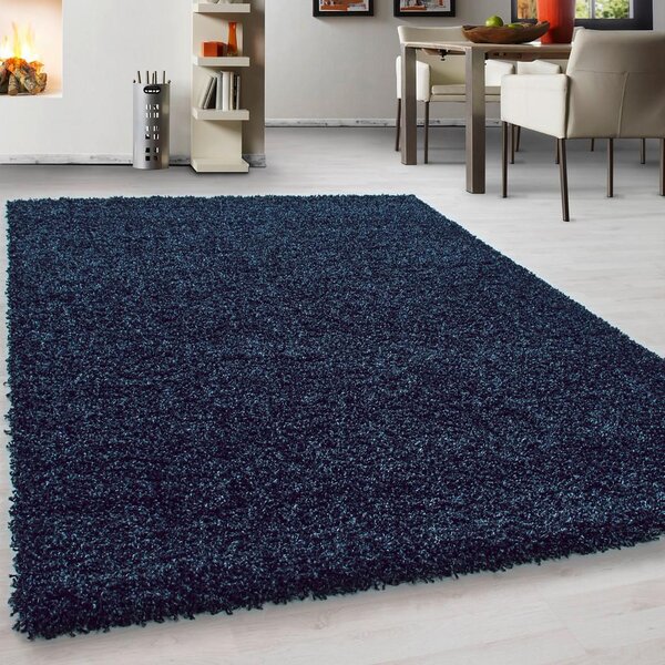 Novel Preproga Z Visokim Florom Life, Temno Modra, 160x230cm