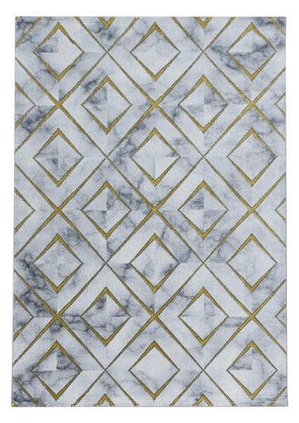 TKANA PREPROGA Naxos 3811 gold 140/200 cm tkano zlate barve