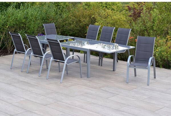 Gardenson Vrtni Set Amalfi, 9-Delni, Aluminij