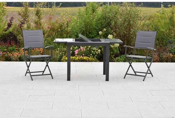 Gardenson Vrtni Set Florenz, 3-Delni, Raztegljiva Miza