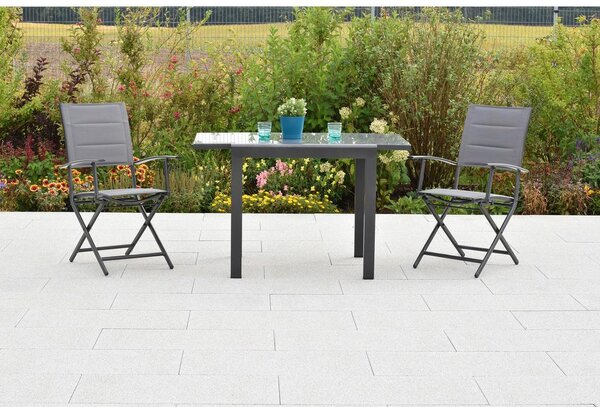 Gardenson Vrtni Set Florenz, 3-Delni, Raztegljiva Miza