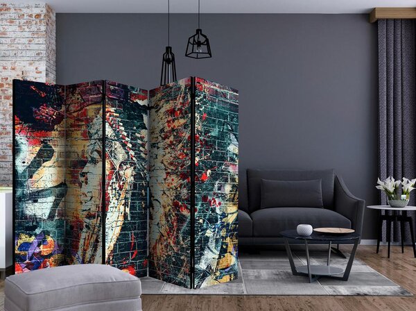 Artgeist Paravan Urban Warrior I, 5-Delni, Dvostranski