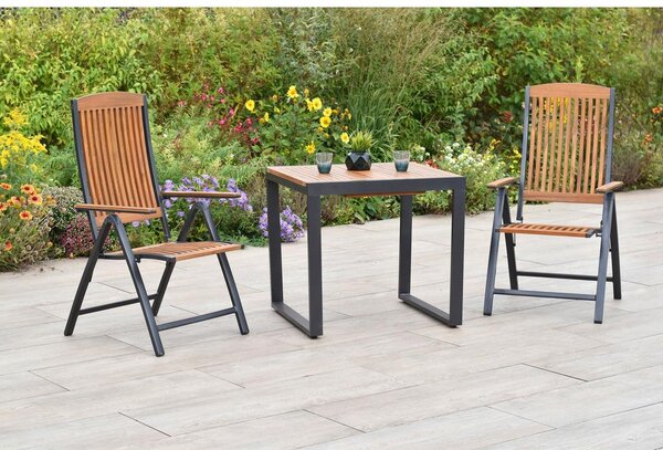 Gardenson Vrtni Set Athos, 3-Delni, Raztegljiva Miza