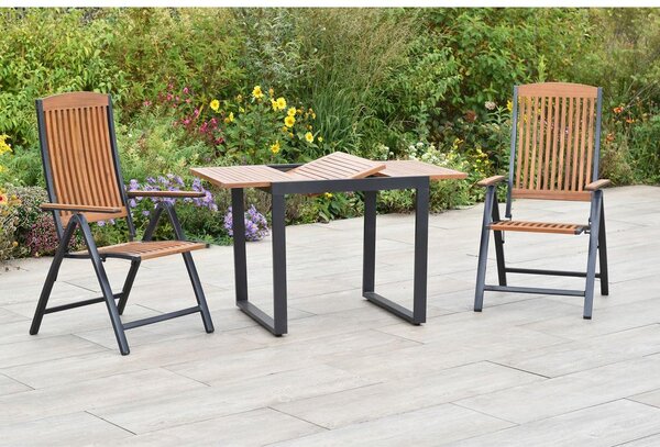 Gardenson Vrtni Set Athos, 3-Delni, Raztegljiva Miza