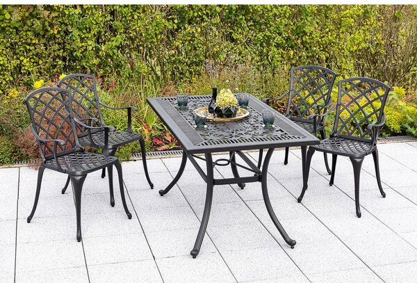 Gardenson Vrtni Set Rhodos, Barva Grafita, 5-Delni
