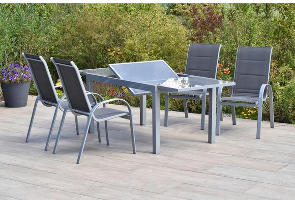 Gardenson Vrtni Set Amalfi, 5-Delni, Aluminij