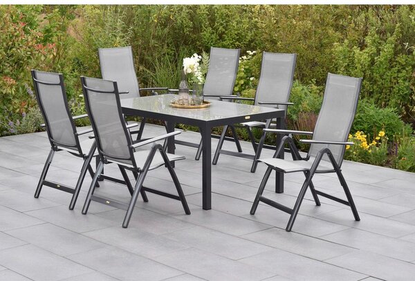 Gardenson Vrtni Set Carrara, 7-Delni, Aluminij