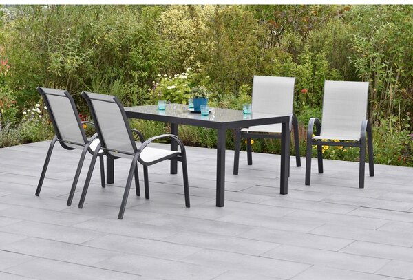 Gardenson Vrtni Set Amalfi, 5-Delni, Aluminij