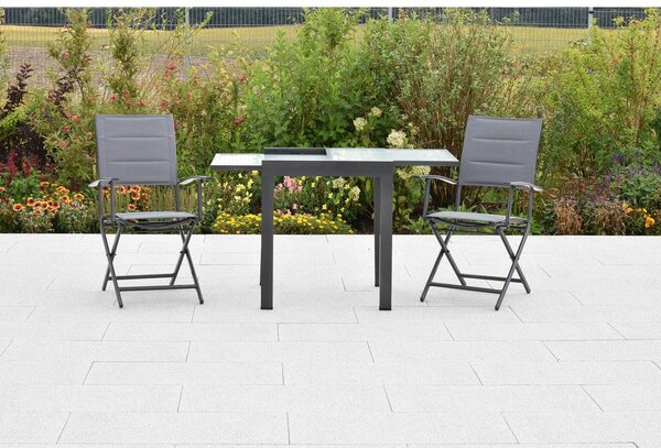 Gardenson Vrtni Set Florenz, 3-Delni, Raztegljiva Miza