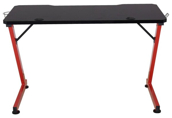 XXXL Gaming Miza Graz, 120x60, Črna, Rdeča