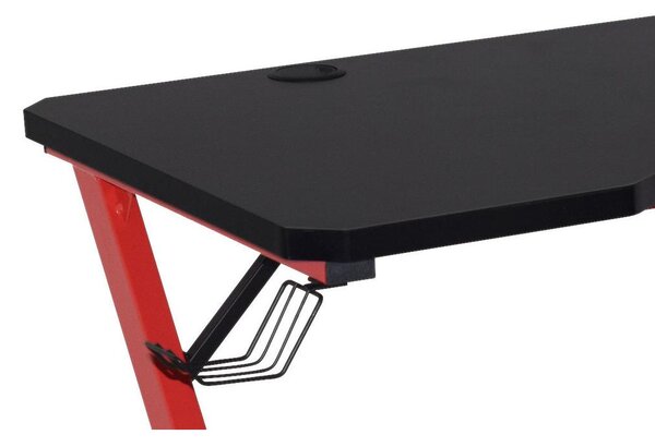 XXXL Gaming Miza Graz, 120x60, Črna, Rdeča