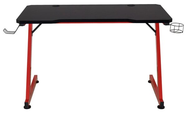 XXXL Gaming Miza Graz, 120x60, Črna, Rdeča