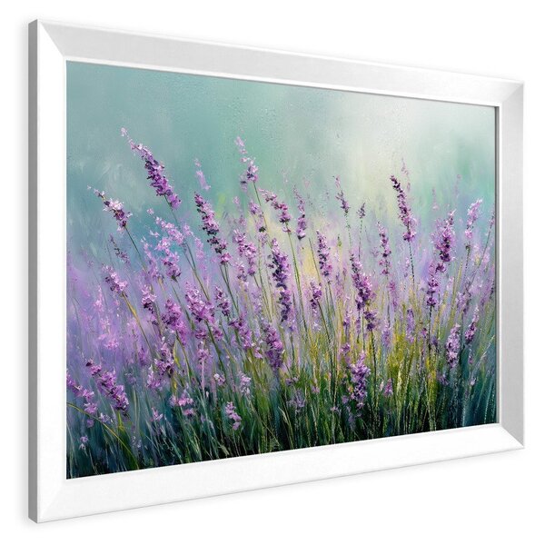 Tiskana slika z okvirjem 75x56 cm Lavender – Styler