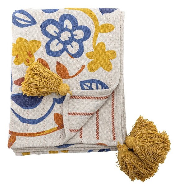Odeja iz recikliranega bombaža 130x160 cm Figuria – Bloomingville