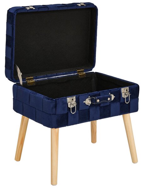 TABURE, les, tekstil, leseni material temno modra