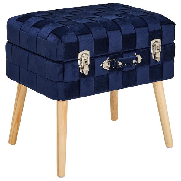 TABURE, les, tekstil, leseni material temno modra