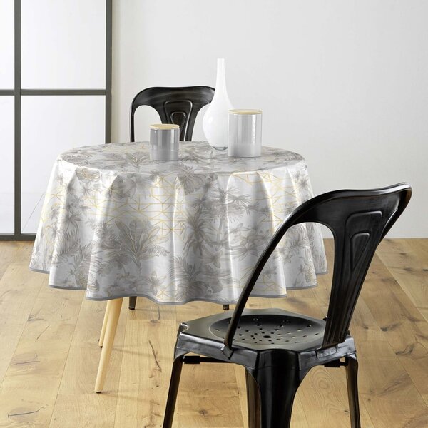 Povoščen namizni prt ø 160 cm Coconut – douceur d'intérieur