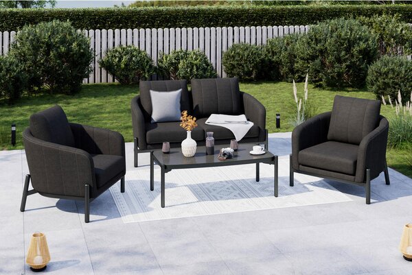 LOUNGE GARNITURA tkanina aluminij